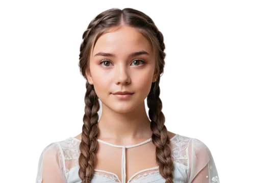 jane austen,braids,girl on a white background,girl in a historic way,braiding,braid,french braid,artificial hair integrations,young woman,girl in a long,eurasian,girl portrait,portrait of a girl,katniss,milkmaid,young lady,female doll,girl with bread-and-butter,the girl in nightie,the girl's face,Photography,Artistic Photography,Artistic Photography 07