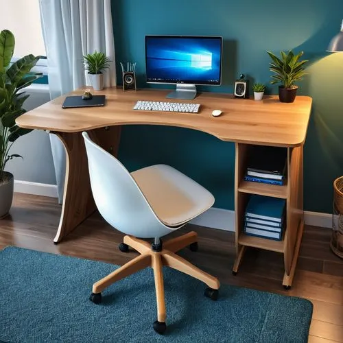 wooden desk,computer desk,writing desk,desk,secretary desk,office desk,computer workstation,working space,modern office,apple desk,blur office background,creative office,furnished office,standing desk,office chair,tablet computer stand,home office,desk lamp,work space,work desk,Photography,General,Realistic