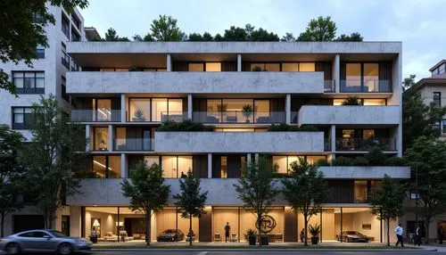 ludwig erhard haus,apartment building,contemporaine,appartment building,plattenbau,colombes,an apartment,apartments,appartement,immobilier,apartment block,architectes,maisonette,monceau,residential building,residential,apartment house,schwabing,multistorey,bagnolet