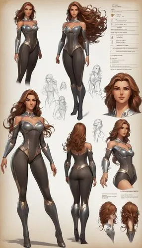 lilandra,madelyne,inhumans,yavana,brigette,teela,Unique,Design,Character Design