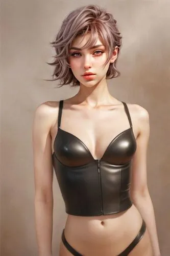 motoko,ayane,anri,bustier,3d figure,asami,female doll,plastic model,3d model,leather texture,tifa,gain,gradient mesh,female model,numantia,karai,leatherette,breastplate,fiora,corsetry