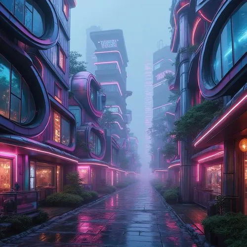 cybercity,futuristic landscape,cybertown,cyberpunk,microdistrict,fantasy city,cyberworld,cyberscene,cyberia,futuristic,scifi,alleyway,shinjuku,cityscape,tokyo city,alley,apartment block,virtual landscape,atmospheres,colorful city,Photography,General,Realistic