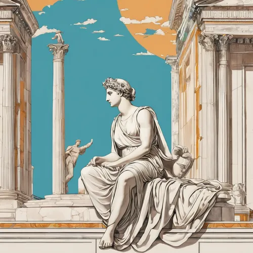 classical antiquity,apollo and the muses,caryatid,neoclassical,neoclassic,asclepius,justitia,athena,la nascita di venere,apollo,antiquity,vittoriano,three pillars,school of athens,artemisia,ancient rome,helios,acropolis,lycaenid,athenian,Conceptual Art,Fantasy,Fantasy 23