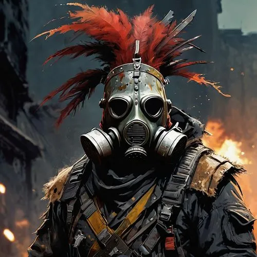 chernovol,krieg,pyrotechnical,firebreak,postapocalyptic,respirator,smoke background,helghast,thermite,gas mask,construction helmet,ventilation mask,chernorechye,killzone,uruk,sledge,kregg,pollution mask,ffp2 mask,volksgrenadier,Conceptual Art,Sci-Fi,Sci-Fi 01