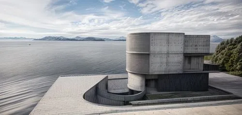 brutalist architecture,exposed concrete,concrete construction,concrete ship,concrete plant,modern architecture,japanese architecture,the observation deck,observation deck,archidaily,lago grey,concrete,hydropower plant,futuristic art museum,lake thun,futuristic architecture,cooling tower,monument protection,concrete blocks,sunken church,Architecture,General,Modern,Innovative Technology 1