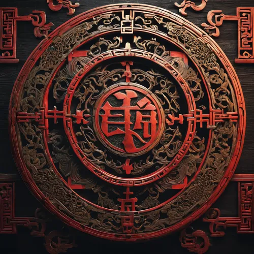 chinese horoscope,dharma wheel,bagua,red lantern,i ching,zui quan,auspicious symbol,qi-gong,chinese screen,chinese icons,baguazhang,esoteric symbol,ship's wheel,daruma,traditional chinese,taijitu,hwachae,feng shui,chinese art,japanese character