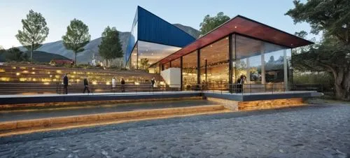 cubic house,alpine restaurant,chile house,modern house,swiss house,cube house