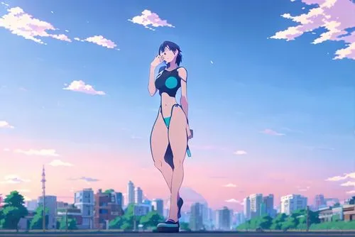 summer background,one-piece swimsuit,honolulu,anime 3d,summer sky,tokyo summer olympics,euphonium,aqua,sakura background,kawaii people swimming,summer swimsuit,summer day,japanese sakura background,be