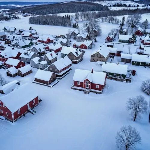 nordic christmas,finnish lapland,winter village,lapland,scandinavia,kirkenes,norway,norway nok,vermont,aurora village,nordic,christmas town,aroostook county,scandinavian style,drone view,scandinavian,icelandic houses,aerial photography,aerial landscape,half-timbered houses,Photography,General,Realistic