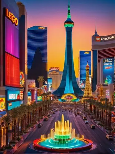 dubailand,largest hotel in dubai,dubia,las vegas,las vegas strip,vegas,dubai garden glow,cotai,macao,dubai fountain,astana,vagus,las vegas sign,ces,colorful city,ashgabat,riyadh,caesars palace,las vegas entertainer,quatar,Art,Artistic Painting,Artistic Painting 27