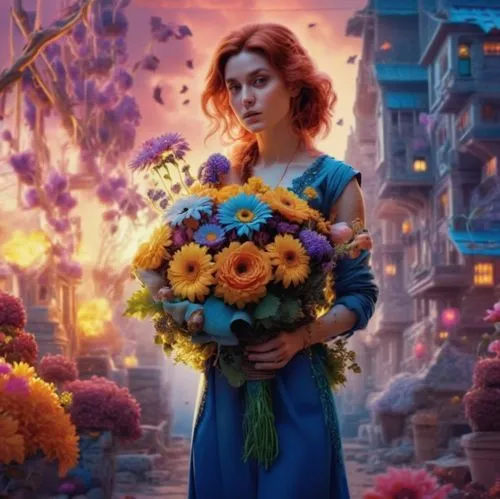 holding flowers,girl in flowers,with a bouquet of flowers,beautiful girl with flowers,flowers fall,the garden marigold,flower arranging,sunflowers in vase,flower delivery,flower girl,rapunzel,lyzz flo