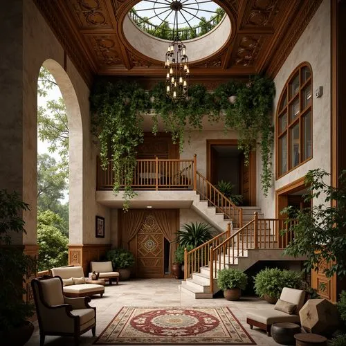 cochere,entryway,atriums,hallway,entrance hall,lobby,rosecliff,hotel lobby,luxury home interior,breezeway,entryways,hallway space,courtyards,conservatory,outside staircase,riad,philbrook,staircase,interior design,highgrove