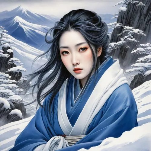 hanfu,xiuqing,longmei,jianyin,kunqu,sanxia,wangmo,rongfeng,hanxiong,jingqian,goryeo,yunxia,diaochan,bingqian,zuoyun,xuanwei,xiuyan,zhiyuan,dongyin,zhiqing,Illustration,Japanese style,Japanese Style 18