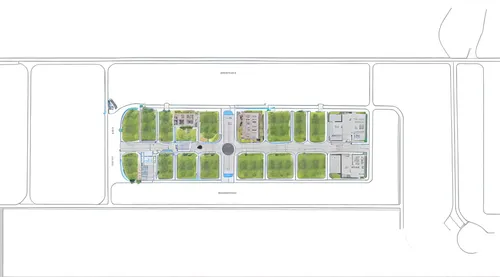 I want a landscape with parking for 100 people and pedestrian paths
,street plan,parking lot under construction,second plan,kubny plan,landscape plan,layout,soccer-specific stadium,car park,airport ap