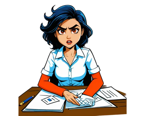 secretarial,secretaria,stressed woman,paralegal,office worker,night administrator,directora,paperwork,bookkeeper,girl studying,amination,journalist,kuchel,evaluator,notary,proprietress,premenstrual,writer,extralegal,expenses management,Unique,Design,Sticker