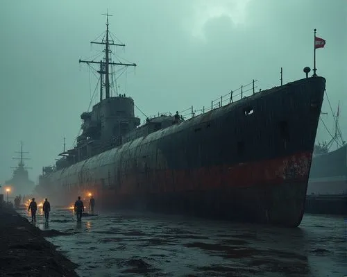 severomorsk,shipbreaking,drydock,mogami,ship yard,submarine