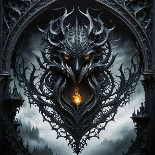 black dragon,dark art,moonsorrow,irminsul,mirror of souls,dragonlord,asatru,sauron,darksiders,morgul,lacrimosa,iron gate,shadowgate,samuil,portal,valar,malefic,darkon,hall of the fallen,umbra,Illustration,Realistic Fantasy,Realistic Fantasy 46