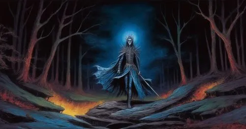 morgoth,slender,gorgoroth,jordison,thingol,nekron,Illustration,Realistic Fantasy,Realistic Fantasy 33