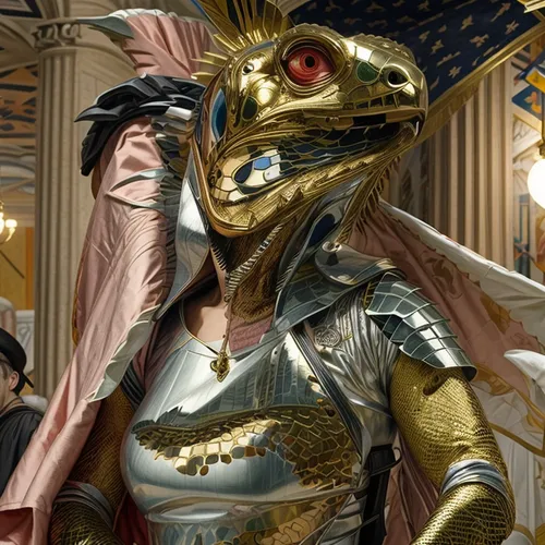 golden dragon,golden mask,emperor snake,gold mask,horus,the emperor's mustache,king cobra,gold chalice,emperor,c-3po,gold lacquer,tutankhamun,imperator,masquerade,garuda,scales of justice,tutankhamen,foil and gold,reptilians,general