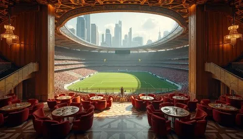 emirates,etihad,fine dining restaurant,dining room,world digital painting,breakfast room,ballpark,emirates palace hotel,stadiums,cochere,oval forum,uae,schuitema,theater stage,clubroom,guardroom,baseball stadium,dining,event venue,carnogursky,Photography,General,Realistic