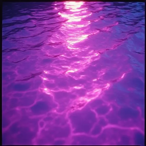 A vivid purple-colored surface of rippling water reflecting light, creating a vibrant and almost neon appearance.,the water is shiny with light reflected in it,purpleabstract,purpureum,pinkwater,purpl