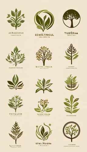 Craft a nature-inspired logo with organic shapes and earthy tones for an eco-friendly skincare brand.,leaf icons,tree species,vintage botanical,the leaves of chestnut,vintage anise green background,me