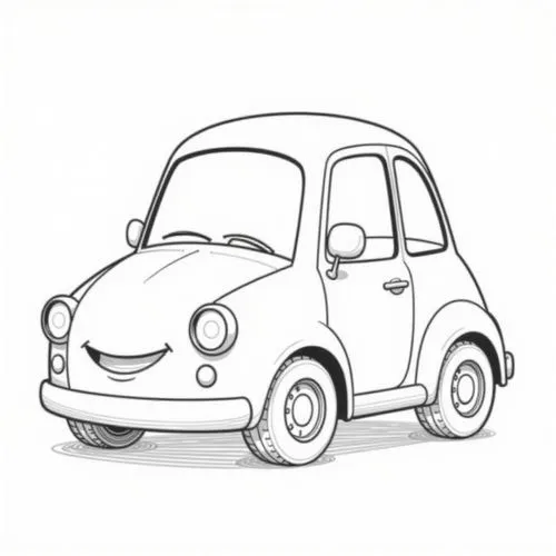 illustration of a car,microcar,microcars,daisetta,small car,cartoon car,Conceptual Art,Daily,Daily 15