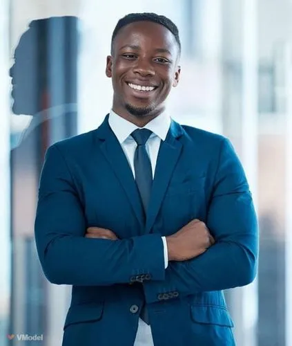 generate a young professional man full body,black businessman,african businessman,a black man on a suit,real estate agent,adekunle,oyedeji,iyanya,black professional,owei,accountant,biostatistician,chu