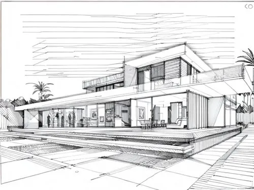 house drawing,modern house,3d rendering,architect plan,mid century house,residential house,house floorplan,floorplan home,dunes house,house shape,large home,modern architecture,contemporary,build by m