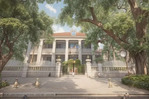 sapienza,palladianism,telfair,florida home,mansion,grand master's palace,house with caryatids,violet evergarden,neoclassical,athenaeum,presidential palace,escambia,istana,kurashiki,mcnay,jeffersonian,venanzio,mansions,bahai,mizner