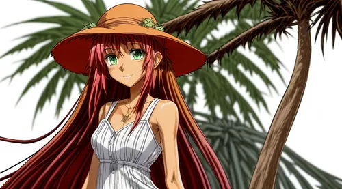 meiling,coconut hat,straw hat,summer hat,palm leaves,palm lily,sun hat,banyan,washingtonia,shana,kokia,high sun hat,palmtop,mock sun hat,palm leaf,sanosuke,kouka,palm lilies,palmtree,coconut palm