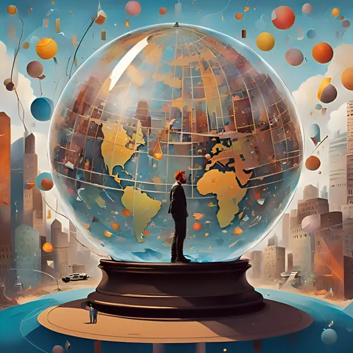 financial world,terrestrial globe,transglobal,crystalball,worldcall,primosphere