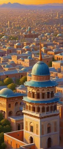 yazd,pink city,kairouan,ibn tulun,islamic architectural,jamahiriya,meknes,ouarzazate,ancient city,gerusalemme,persian architecture,ctesiphon,mesopotamia,mauritanian,maghreb,marrakesh,tehranis,kasbah,habibganj,ouargla,Illustration,Realistic Fantasy,Realistic Fantasy 27