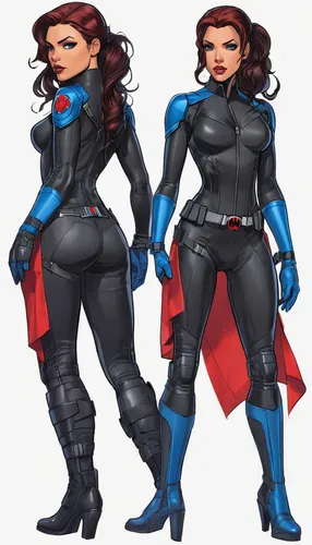 super heroine,widow,red and blue,superhero,ronda,concept art,super woman,black widow,super hero,muscle woman,lady medic,3d model,head woman,superhero comic,comparison,capitanamerica,kosmea,comic character,policewoman,scarlet witch,Unique,Design,Character Design