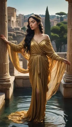 cleopatra,megara,zenobia,medea,messalina,romeida,draupadi,eleusinian,poppaea,hippolyta,inanna,athena,dorne,thyatira,maenad,emeraude,iphigenia,apollonia,amneris,potiphar,Illustration,Realistic Fantasy,Realistic Fantasy 31