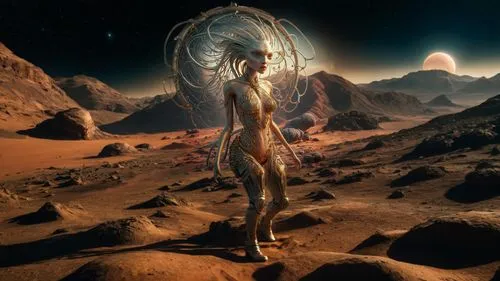 martian background,andromeda,extraterrestrial life,venus,heliosphere,astral traveler,ophiuchus,venus surface,ringed-worm,alien planet,golden scale,binary system,celestial bodies,planetary system,merid