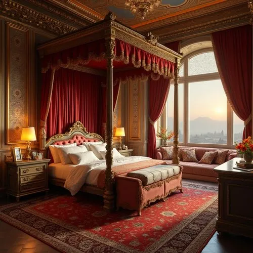 ornate room,victorian room,venice italy gritti palace,great room,chambre,ritzau,grand hotel europe,bedchamber,venetie,danish room,royal interior,sleeping room,four poster,chevalerie,crillon,luxury hotel,bedroom,grand hotel,stresa,sumptuous,Photography,General,Realistic