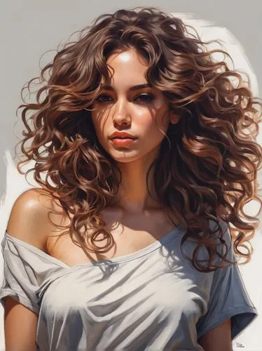 pelo,voluminous,anfisa,curly brunette,yildiray,mahdawi,Conceptual Art,Fantasy,Fantasy 15