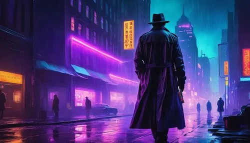 cyberpunk,cityscape,dystopian,black city,film noir,metropolis,pedestrian,walking man,dystopia,transistor,detective,fantasy city,sci fiction illustration,shinjuku,de ville,blind alley,futuristic,matrix,the city,city at night,Art,Classical Oil Painting,Classical Oil Painting 20