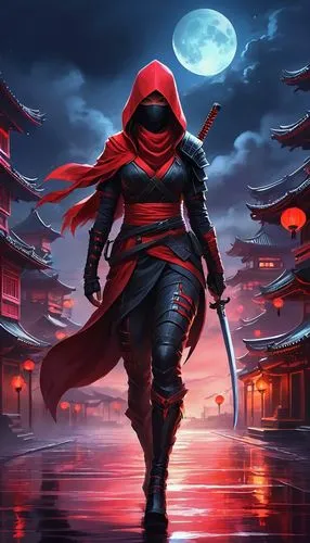 assassin,katana,kunoichi,red lantern,ninjago,akali,samurai,samurai fighter,wuji,izanagi,jinchuan,akatsuki,ronin,yi,hattori,zhixue,tenkai,guangzhao,jubei,izanami,Illustration,Realistic Fantasy,Realistic Fantasy 01