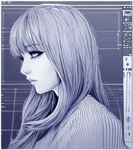 illustrator,drawing mannequin,adobe illustrator,gradient mesh,layered hair,eyes line art,digital art,digital illustration,graphics software,digital drawing,digital artwork,edit icon,graphics tablet,photoshop school,line-art,mono line art,mono-line line art,digitalart,drawing pad,wireframe