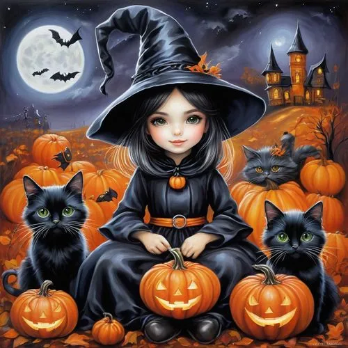 samhain,halloween black cat,halloween background,haloween,halloween poster,halloween cat,Illustration,Abstract Fantasy,Abstract Fantasy 14