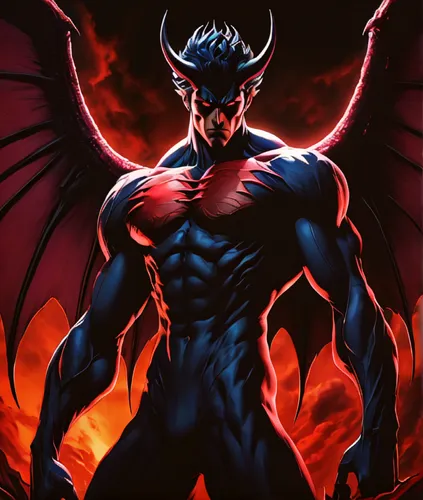 devil,daemon,fire devil,dark-type,lucifer,diablo,garuda,the devil,the archangel,black dragon,archangel,demon,satan,blue demon,draconic,fire red eyes,minotaur,devil wall,devilwood,black angel,Illustration,American Style,American Style 06