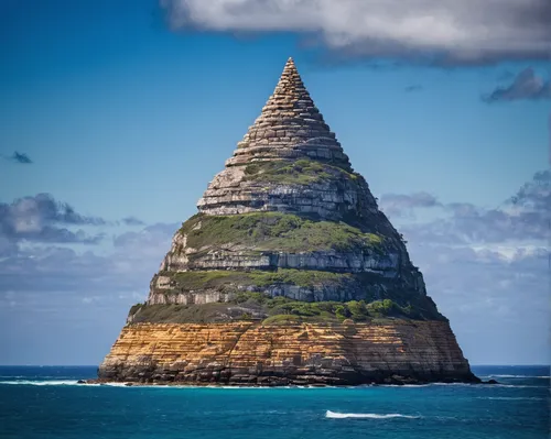 stone pyramid,taranaki,russian pyramid,nusa penida,chalk stack,sea stack,mitre peak,guam,bird island,geography cone,volcanic plug,the volcanic cone,camel peak,basil's cathedral,tower of babel,haystack,old man of the mountain,north island,glass pyramid,mushroom island,Conceptual Art,Graffiti Art,Graffiti Art 04