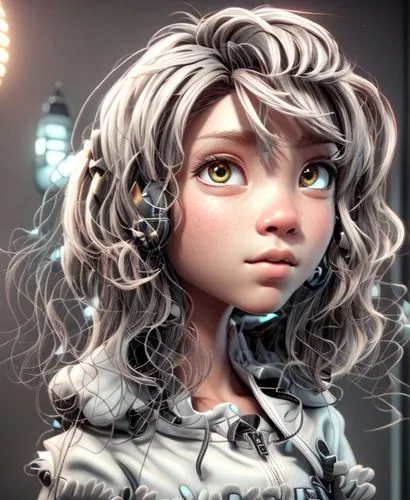 doll's facial features,artist doll,female doll,medusa,humanoid,painter doll,3d rendered,fantasy portrait,artificial hair integrations,b3d,girl doll,3d fantasy,child girl,marionette,mystical portrait o