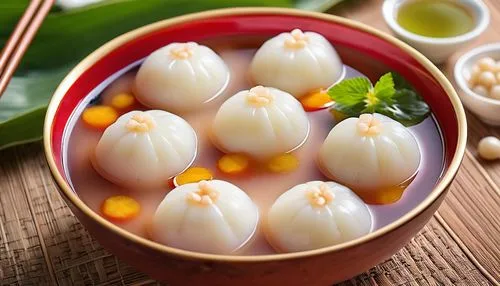 tangyuan,bánh bao,tteok,bánh cuốn,huaiyang cuisine,bánh tẻ,gỏi cuốn,bánh ướt,chả lụa,chinese garlic,bánh da lợn,cha siu bao,anhui cuisine,tea egg,century egg,quail eggs,nước chấm,salted duck egg,kusa mochi,bánh xèo,Photography,General,Realistic