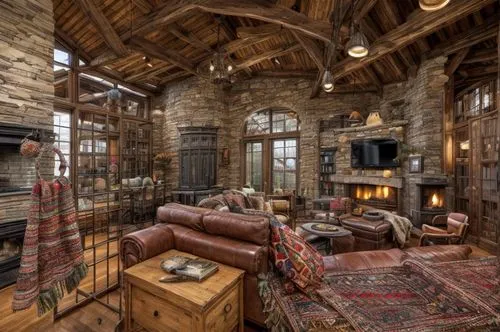 log home,log cabin,loft,the cabin in the mountains,rustic,family room,great room,luxury home interior,crib,wooden beams,chalet,interior design,beautiful home,cabin,lodge,living room,mansion,billiard room,country estate,home interior,Interior Design,Living room,Farmhouse,Andean Warmth