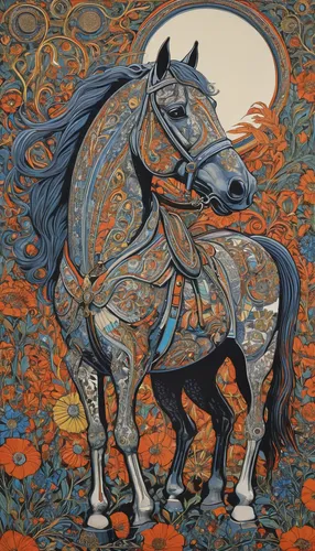 painted horse,colorful horse,equine,black horse,two-horses,horseman,carousel horse,unicorn art,man and horses,carnival horse,horses,horse,horse-heal,bronze horseman,vincent van gough,tapestry,wild horse,equestrian,laughing horse,pegasus,Illustration,Black and White,Black and White 20