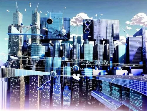 cybercity,smart city,city skyline,cybertown,metropolis,city cities