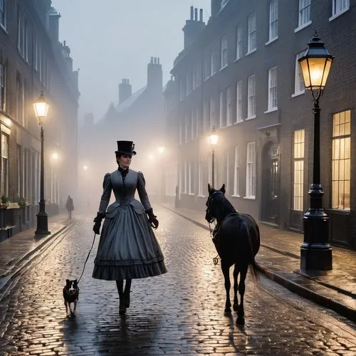 victorian lady,dickensian,mary poppins,victoriana,victorian style,girl in a historic way,Photography,General,Realistic